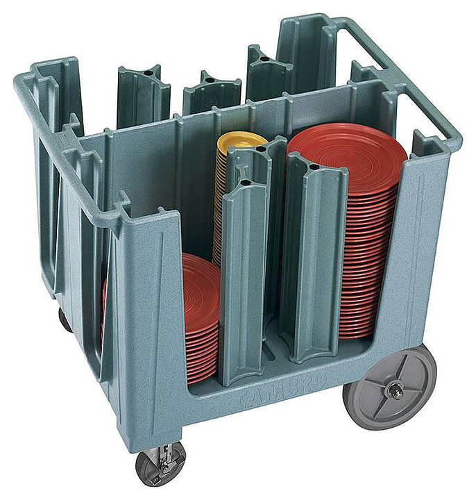 Тележка для тарелок Cambro ADCS 401 синевато-серый